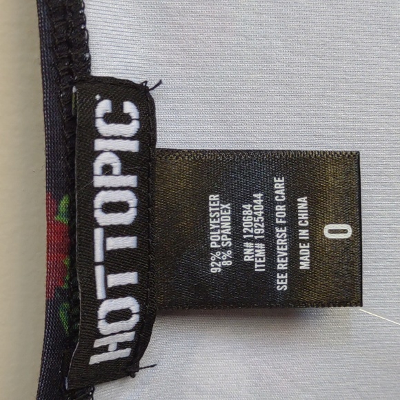 Goth Skull With Roses Empire Midi Dress Spring or Summer Size 16 Plus/0 label - Picture 11 of 12